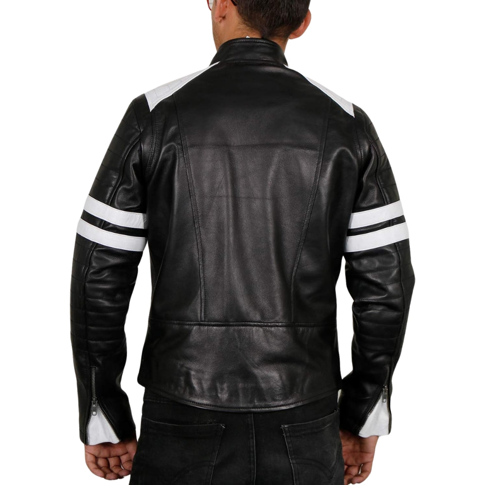 Men’s Black Genuine Lambskin Leather Jacket