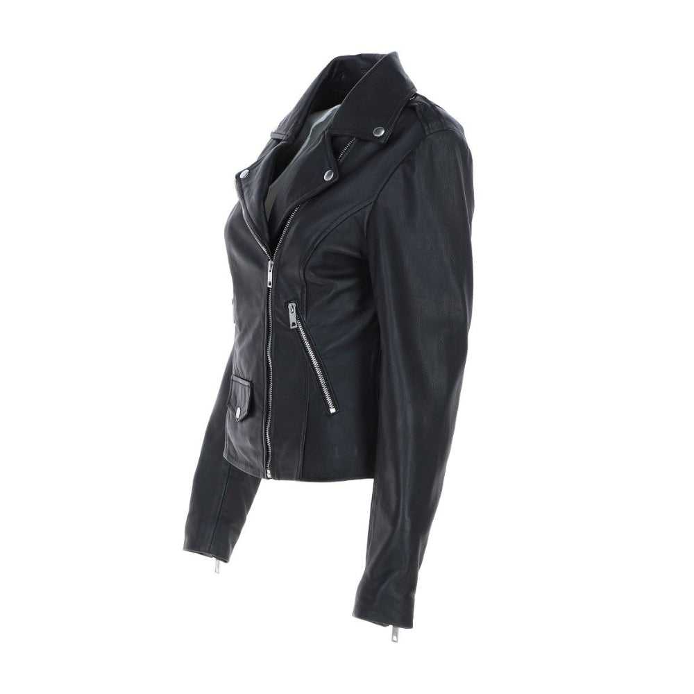 Ashwood Leather Ladies Biker Jacket