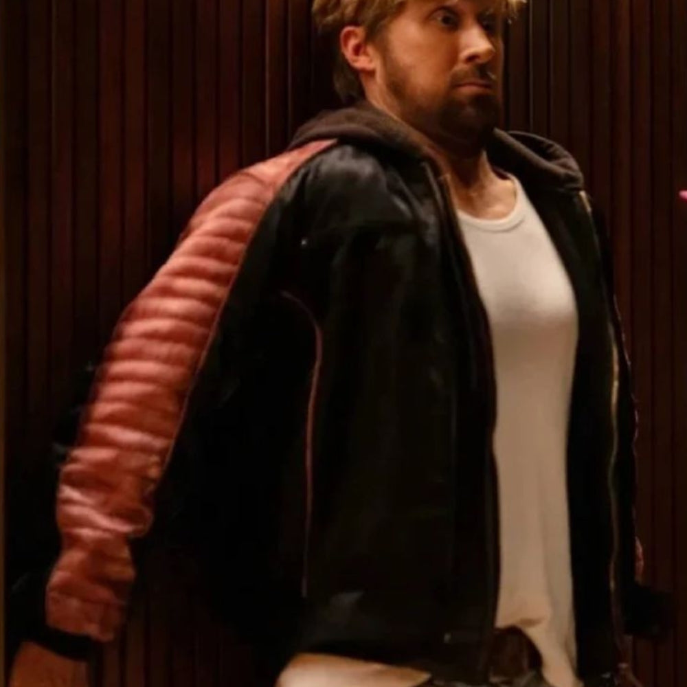 The Fall Guy Ryan Gosling Miami Vice Stunt Team leather Jacket