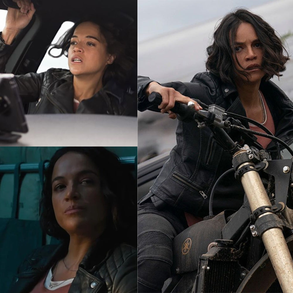 Michelle Rodriguez Fast & Furious 9 Leather Jacket