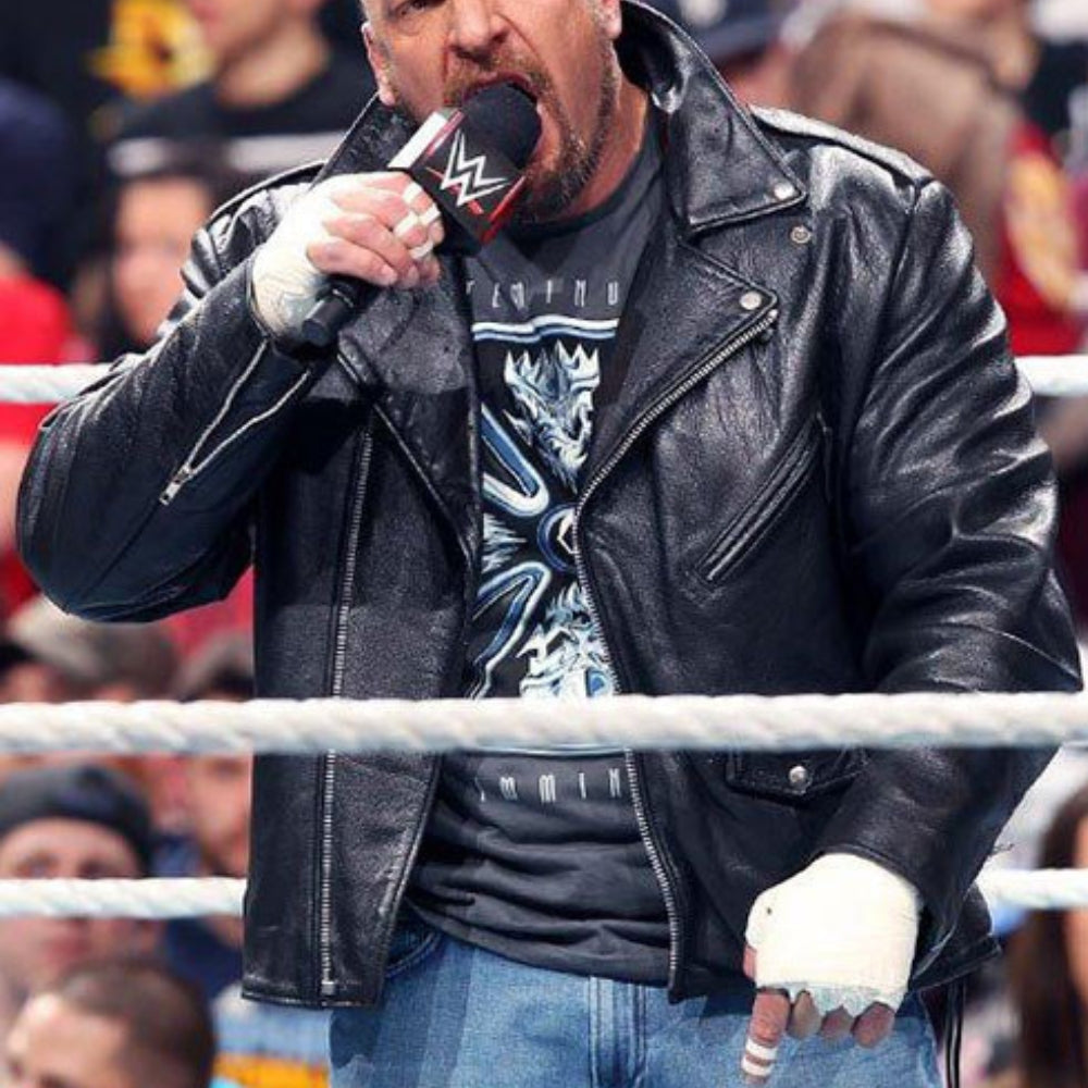 Triple H WWE Leather Jacket